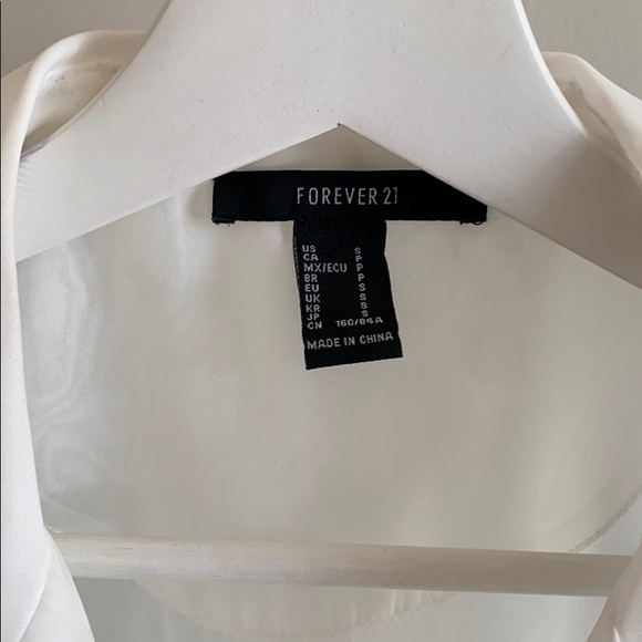 Forever 21 Sheer Pearl Button Blouse - Picture 3 of 8